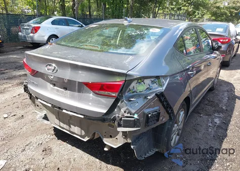2018 Hyundai Elantra Sel z USA, uszkodzony, nr VIN 5NPD84LF7JH343930